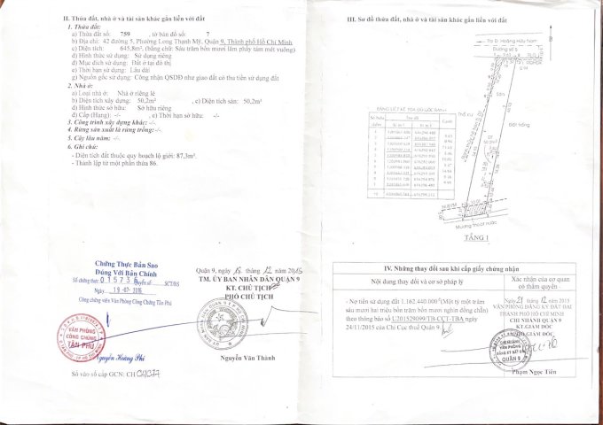 Mình chính chủ cần bán nhà xưởng cách đường Hoàng Hữu Nam 200m ra đường chính (42 Đường Số 5, Phường Long Thạnh Mỹ, TP. Thủ Đức).
