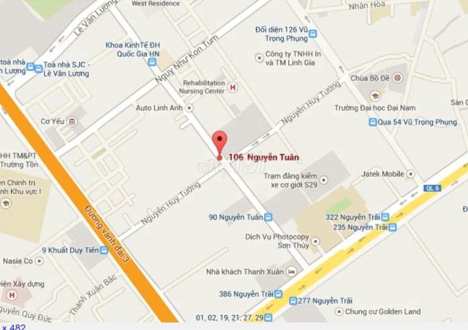 Cho Thuê Nhà Vị Trí Đắc Địa 106 Nguyễn Tuân, Kinh Doanh Sầm Uất.