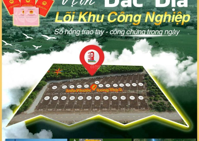 Đất nền KCN Bà Rịa Vũng Tàu - Gần biển - Tiềm năng cao - Sổ sẵn - Giá đầu tư cực tốt