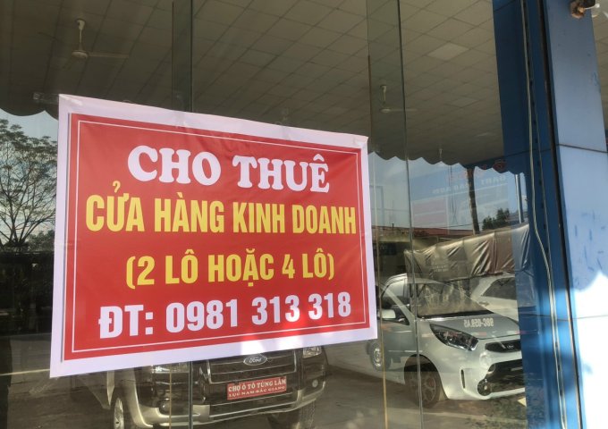 CHÍNH CHỦ CHO THUÊ CỬA HÀNG 52M MẶT TIỀN TẠI LỤC NAM - BẮC GIANG