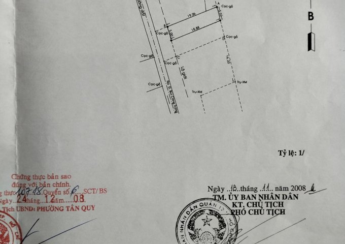 Chính chủ cần bán lô đất 94,3 m2 (5x19) thổ cư 100%, đường nội bộ 12 m