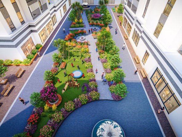 Hanhomes Blue Star Trâu Quỳ, Gia Lâm, Hà Nội. 60m2 đến 70m2, 2 ngủ.