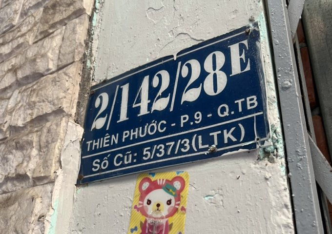 Chính chủ cần nhà 1 trệt 1 lầu, hẻm Thiên Phước - phường 9 Quận Tân Bình