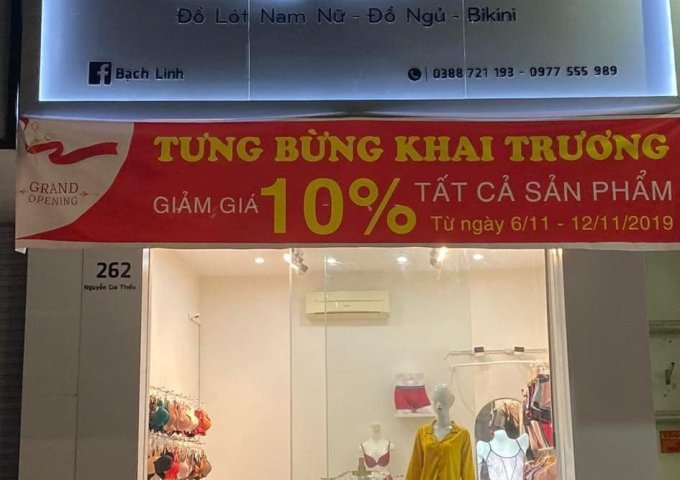 💥💥SANG NHƯỢNG CỬA HÀNG SHOP QUẦN ÁO ĐANG HOẠT ĐỘNG TẠI 262 NGUYỄN GIA THIỀU BẮC NINH