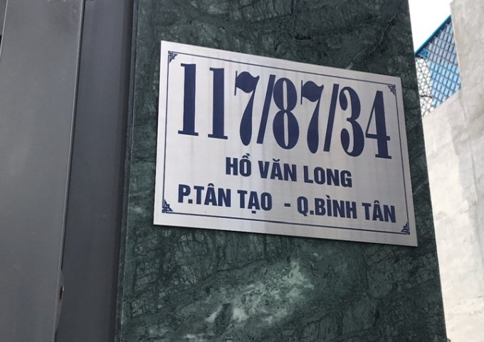 Nhà cho thuê hồ Văn Long Tân Tạo