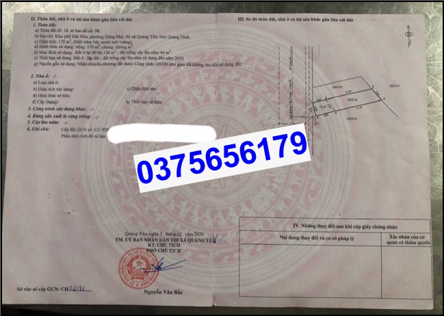 ⭐Chính chủ bán đất cầu Mai Hoà, P.Đông Mai, TX.Quảng Yên, Quảng Ninh; 35tr/m2; 0375656179
