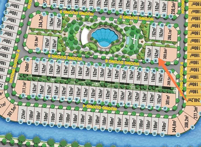 Bán biệt thự Hướng Dương 162m2 view vườn, cạnh bể bơi giá chỉ 9.x tỷ bé tại Vinhomes Star City Thanh Hóa