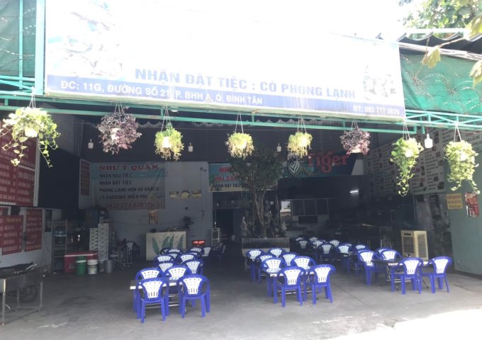 CHO THUÊ HOẶC SANG NHƯỢNG MẶT BẰNG KINH DOANH Địa chỉ : 11G đường - 21 Bình Hưng Hoà A - Bình Tân - TP HCM