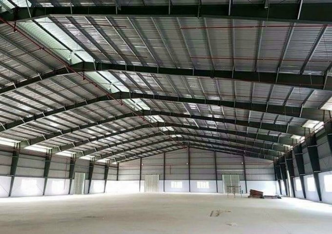 Xưởng cho thuê tại Long An.Nhà xưởng mới xây xong, hướng Đông Nam.
Diện tích đất: 5.500m².300 triệu/tháng
