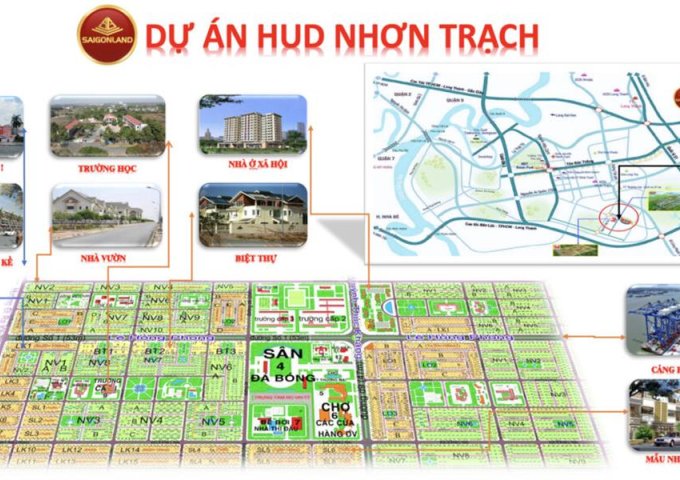 Saigonland Nhơn Trạch - Chuyên đất nền hud Nhơn Trạch, KDC Long Thọ Phước An Nhơn Trạch.