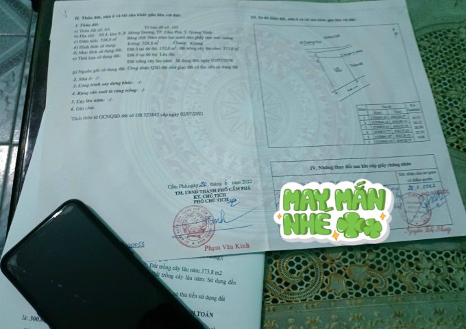 Cần bán 2 ô đất 175m2 mặt đường tỉnh lộ 326 mông dương . đường 10m . giá 4.5tr/m