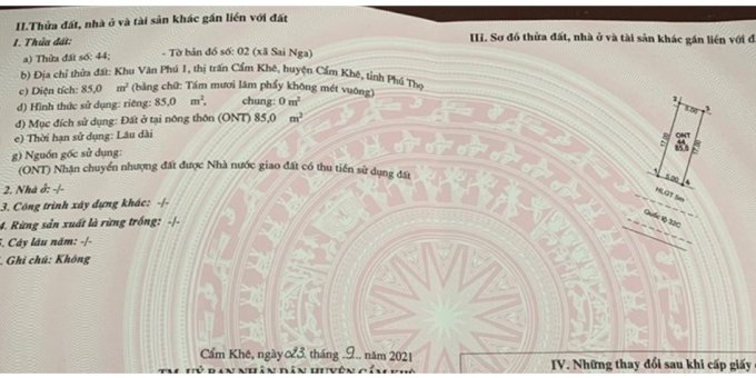 💥Chính chủ bán nhà mới xây mặt đường 32C khu Văn Phú 1, TT Cẩm Khê, Phú Thọ; 4,2 tỷ; 0358930888