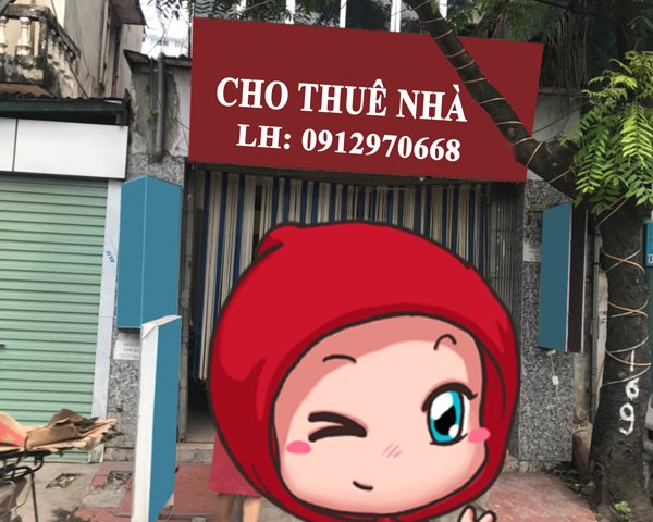 Cho thuê cả nhà 2 tầng mặt đường Phúc Diễn làm nhà ở, văn phòng, kinh doanh.