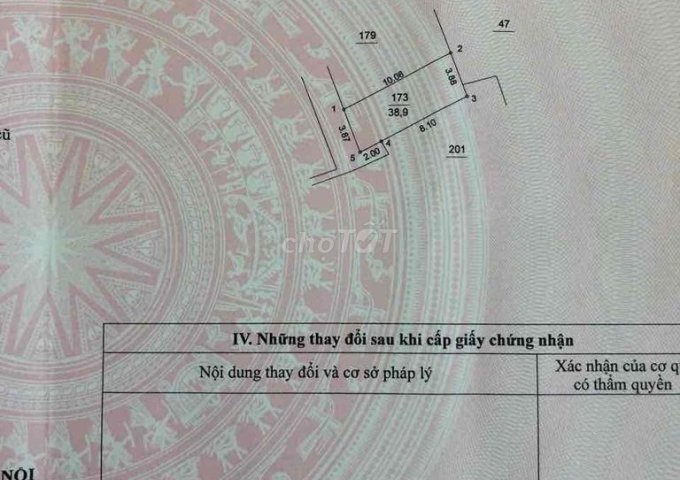 Cần bán đất SĐCC, gần 40m tổ 5 Đồng Mai, Hà Đông