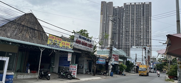 Cho thuê mặt bằng kinh doanh phía sau ngân hàng MB đường Nguyễn Văn Tiết, Phường Lái Thiêu, TP Thuận An, Bình Dương.