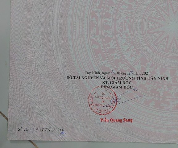 CẦN BÁN LÔ ĐẤT ĐẸP TẠI DƯƠNG MINH CHÂU - TÂY NINH