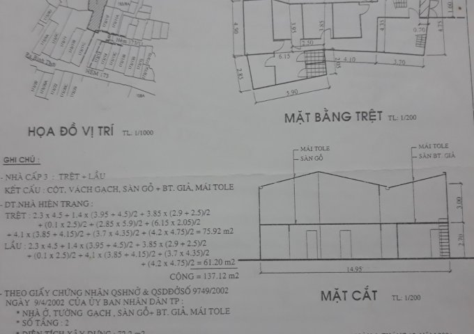 CHÍNH CHỦ BÁN NHÀ ĐƯỜNG BÌNH THỚI - PHƯỜNG 11 - QUẬN 11 Nhà có phòng trọ cho thuê