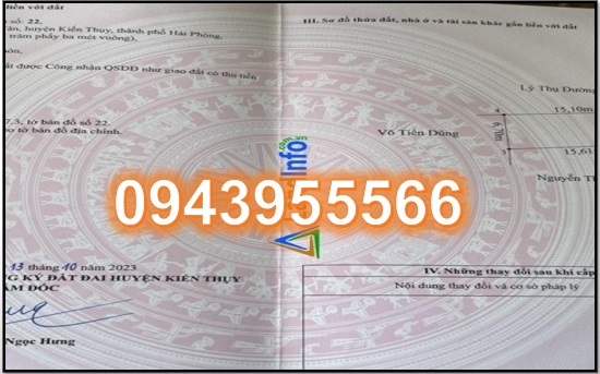 ⭐Bán lô đất tuyển 2 đường 362 tại 69 Gốc Đa, Minh Tân, Kiến Thuỵ, Hải Phòng; 1,35 tỷ; 0943955566