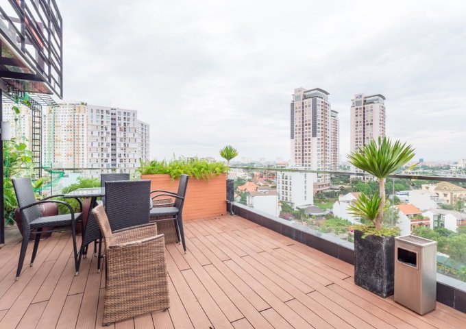 Cho thuê ROOFTOP (SÂN THƯỢNG ) toà nhà ngay trung tâm khu vực thảo điền quận 2