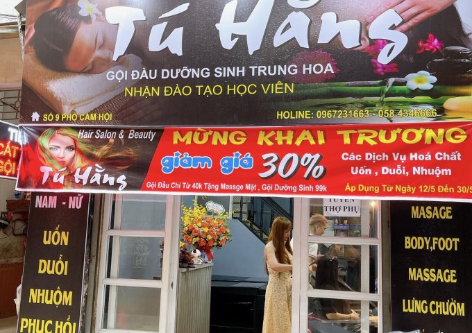 CHÍNH CHỦ CẦN SANG NHƯỢNG TIỆM TÓC TẠI HÀ NỘI   Địa chỉ: số 9 Cảm Hội , Đống Mác