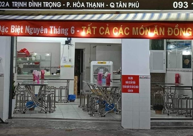 CẦN SANG NHƯỢNG QUÁN CƠM ,HỦ TIẾU Địa chỉ : 302a Trịnh Đình Trọng , Phường Hoà Thạnh, Quận Tân Phú , TP Hồ Chí Minh