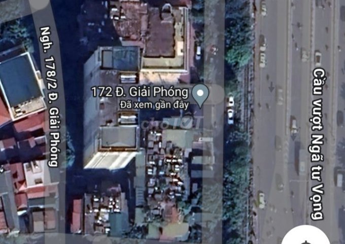 Cho thuê căn hộ chung cư 45m2 tại 172 Giải Phóng, Hà Nội