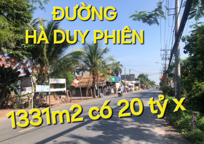 1331m2 có 20 tỷ x Mặt Tiền Khủng Hà Duy Phiên Củ Chi TP.HCM