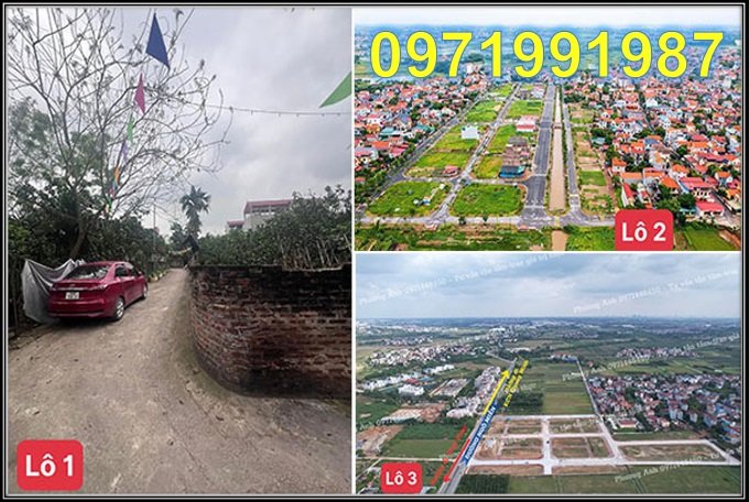 ⭐Chính chủ bán 2 lô đất đấu giá tại Mê Linh, Hà Nội, 3xtr/m2; 0971991987