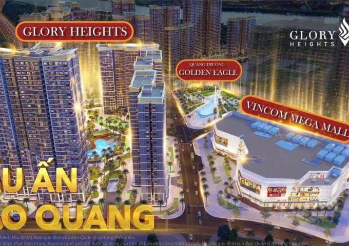 Glory Height một phân khu căn hộ đối diện Vincom MegaMall chuẩn bị 