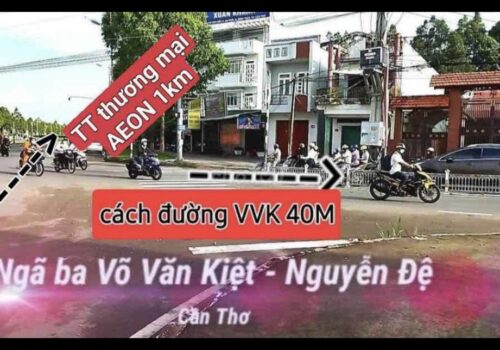 CHÍNH CHỦ CẦN BÁN NHÀ GIÁ TỐT MẶT TIỀN ĐƯỜNG NGUYỄN ĐỆ, P.AN THỚI, Q.BÌNH THỦY, CẦN THƠ