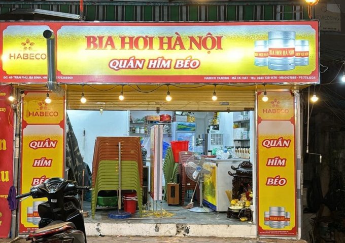 Em cần sang nhượng quán bia ( nhỏ ) , khu vực Trần Phú - Ba Đình Khu vực ở chợ Ngọc Hà