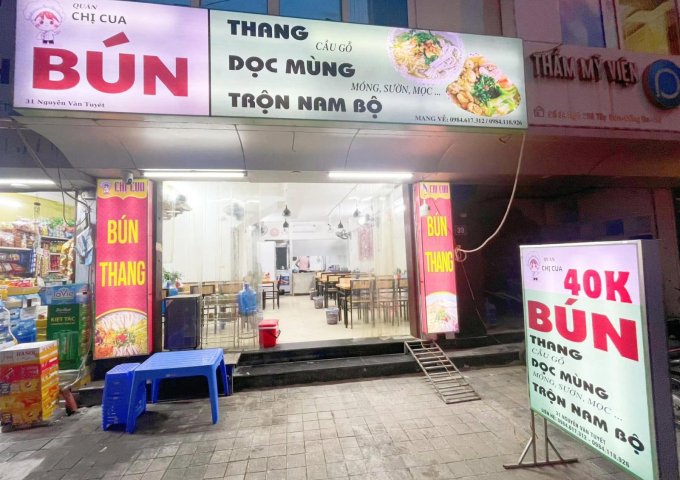 Sang nhượng cửa hàng mặt tiền đẹp phố ẩm thực tại Đống Đa