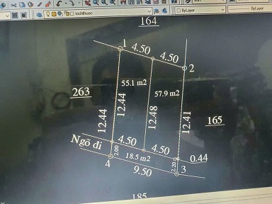 Chính chủ gửi bán lô đất 58 m2 mặt tiền = hậu 4,5m..
 tại thị trấn Kim Bài ,Thanh Oai ,Hà Nội.