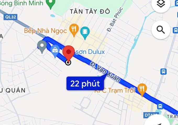 CẦN TIỀN BÁN GẤP LÔ ĐẤT DỊCH VỤ 97,5M2- CỰU QUÁN, ĐỨC THƯỢNG, HOÀI ĐỨC, HN - 70TR/M2