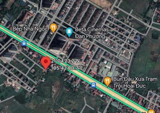 CẦN TIỀN BÁN GẤP LÔ ĐẤT DỊCH VỤ 97,5M2- CỰU QUÁN, ĐỨC THƯỢNG, HOÀI ĐỨC, HN - 70TR/M2