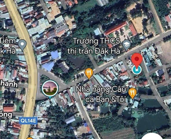 Bán 1.830m2 trung tâm Huyện Đăk Hà, tỉnh Kon Tum (ngang 42,5m x dài 43m), có 1.686m2 thổ cư.