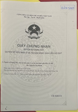 Chính chủ cần bán nhà đất Xã Đại Phước, Huyện Nhơn Trạch, Tỉnh Đồng Nai.