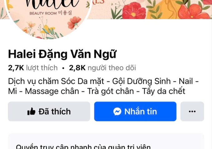 SANG NHƯỢNG cửa hàng trong chuỗi hệ thống Thương Hiệu Halei Beauty!