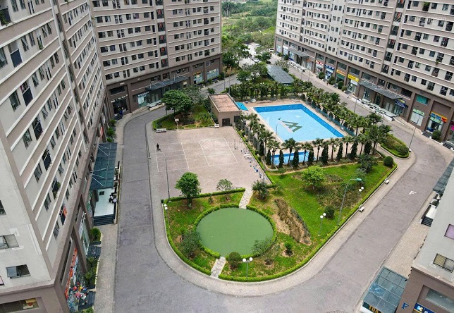 Cho thuê chung cư 1 + 1PN 1WC 49m2 tầng thấp view nội khu Xuân Mai Complex, Tố Hữu, Phường Yên Nghĩa, Hà Đông, Hà Nội