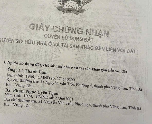 Bán Nhà Tại Mặt Tiền Nguyễn Hới, Phường Nguyễn An Ninh, TP Vũng Tàu