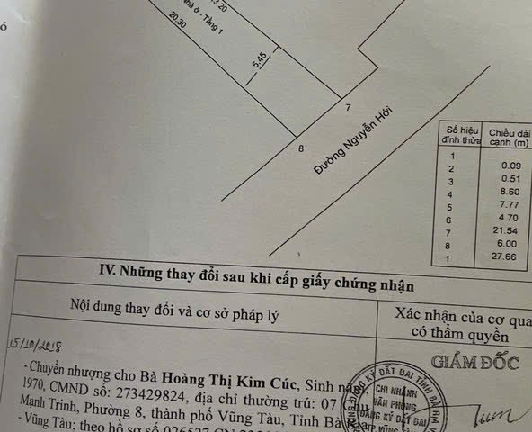 Bán Nhà Tại Mặt Tiền Nguyễn Hới, Phường Nguyễn An Ninh, TP Vũng Tàu