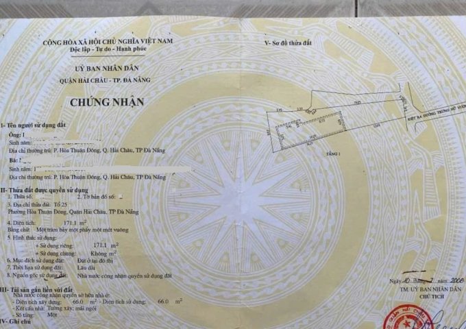 Cần bán đất K402 Trưng Nữ Vương - Ngay TT Thành phố