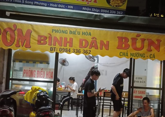 Cần Sang nhượng quán cơm, bún địa chỉ tại Xuân Phương, Phương Canh Nam Từ Niêm HN, gần ngã tư Trịnh Văn Bô