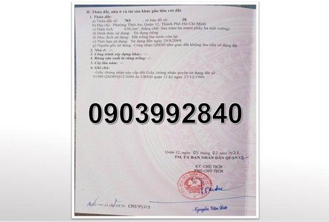 ☀️Bán 630m2 đất nông nghiệp (được chuyển thổ cư 100%) đường TA20, Thới An, Q12, HCM, 30tr/m2; 0903992840