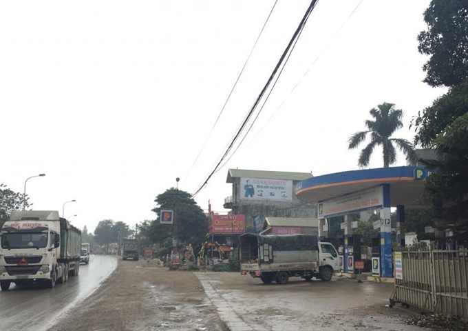 Bán cây xăng Chương Mỹ 4312m2 mặt đường quốc lộ 6 gồm đất nhà kho xưởng Miền Bắc Petro chính chủ