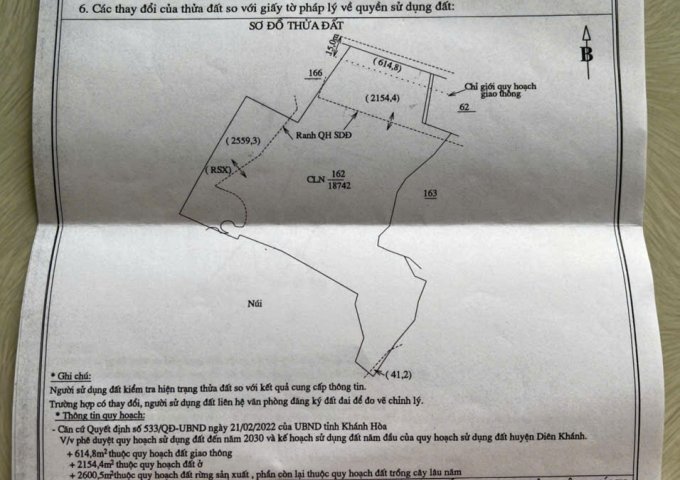 Chính chủ cần bán nhà và đất tại Khánh Hoà