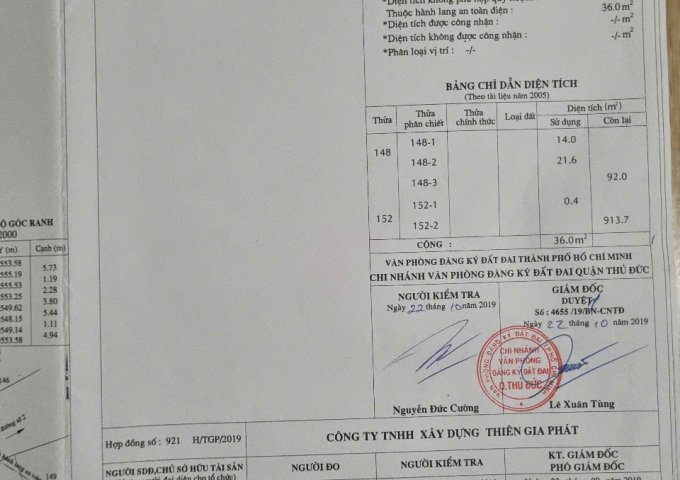 Chính chủ cần bán lô đất mặt tiền đường tại Đường số 1. Trường Thọ. Thủ Đức