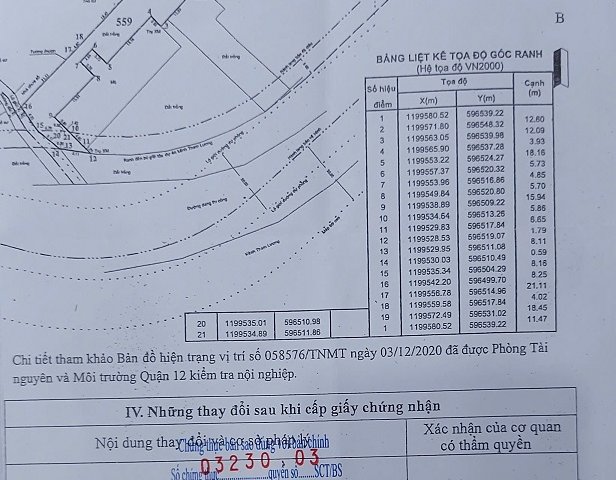 Bán thữa đất Thổ cư đẹp, một mặt liền kề ra bờ kênh Tham Lương ( đường ĐHT 16B )- P Đông Hưng Thuận, Q12, HCM