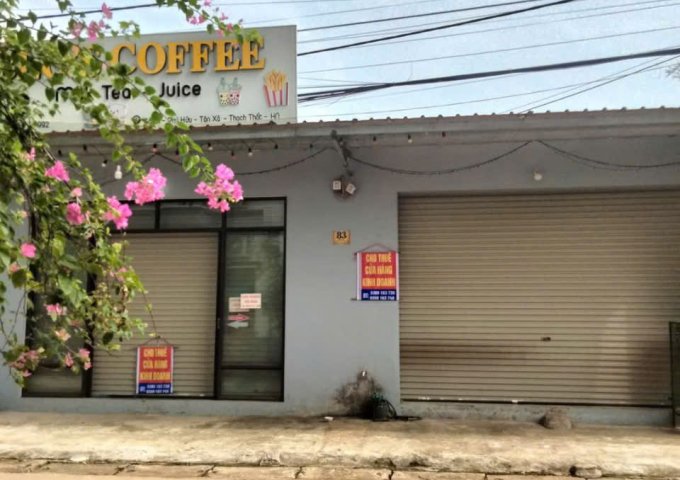 CHO THUÊ CỬA HÀNG KINH DOANH Đc: Thôn Phú Hữu xã Tân Xã, Thạch Thất, Hà Nội.