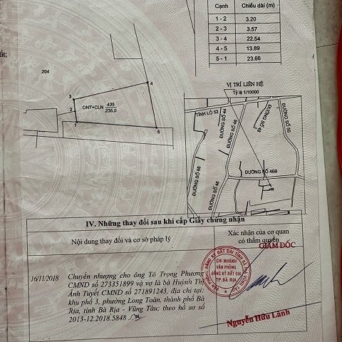 Chính chủ bán lô đất diện tích 235m2